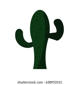 single cactus icon image
