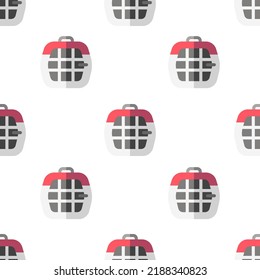 Single carrier pattern. carrier concept. flat trendy Vector seamless Pattern, background, wallpaper