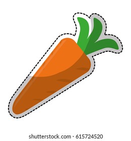 single carrot icon image 