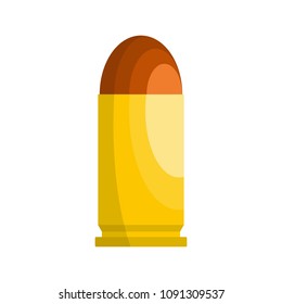 Single cartridge icon. Flat illustration of single cartridge vector icon for web