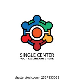 Single Center Logo Template Design