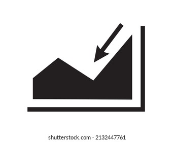 Gráfico único diagrama gráfico de infografía de un único icono de silueta de icono para el diseño y la creatividad.