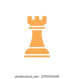 A single classic chess pawn in earthy brown color standing upright on a plain surface with a smooth top