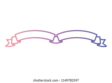 single and classic ribbon frame