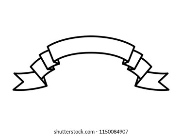 single and classic ribbon frame