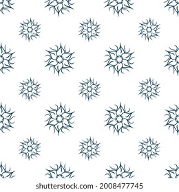single color hand drawn textile repeat pattern, seamless repeat pattern for textile, product packaging, branding, fabric, and other seamless printing stuff. pattern swatch added to the swatch panel.