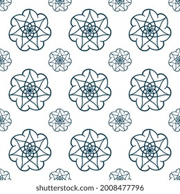 single color hand drawn textile repeat pattern, seamless repeat pattern for textile, product packaging, branding, fabric, and other seamless printing stuff. pattern swatch added to the swatch panel.