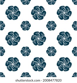 single color hand drawn textile repeat pattern, seamless repeat pattern for textile, product packaging, branding, fabric, and other seamless printing stuff. pattern swatch added to the swatch panel.