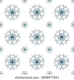 single color hand-drawn textile repeat pattern, seamless repeat pattern for textile, product packaging, branding, fabric, and other seamless printing stuff. pattern swatch added to the swatch panel.