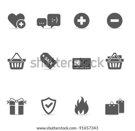 Single Color Icons - More Eecommerce