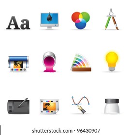 Single Color Icons - Printing & Graphic Design