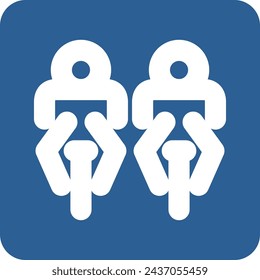Single color illustration of mini sign, translatable