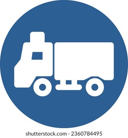 Single color illustration of a simple sign. Exclusively for wide-area disaster response vehicles