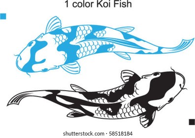 Single Color Koi Fish