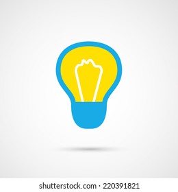 Single color Light bulb.