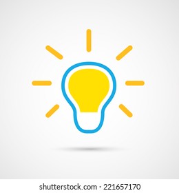 Single color Light bulb.