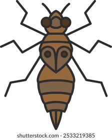 Single color mini insect icon Yago