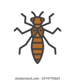 Single color mini insect icon Yago