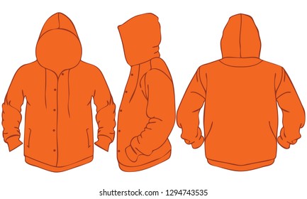 single colored long sleeved jacket