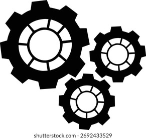 A single, complex vector graphic featuring a blend of geometric shapes and lines, utilizing a vibrant CMYK color palette and grayscale tones.