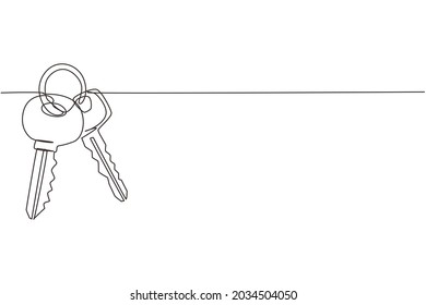Single continuous line drawing