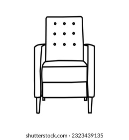 Single continuous line drawing businesswoman with clipboard. Female executive sitting in armchair. Woman taking notes. Psychology consultation. Dynamic one line draw graphic design vector illustration