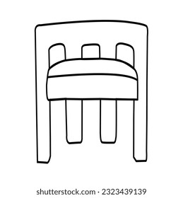 Single continuous line drawing businesswoman with clipboard. Female executive sitting in armchair. Woman taking notes. Psychology consultation. Dynamic one line draw graphic design vector illustration