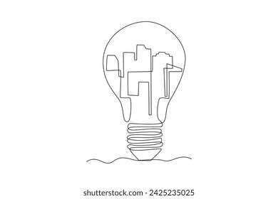 Single continuous line drawing