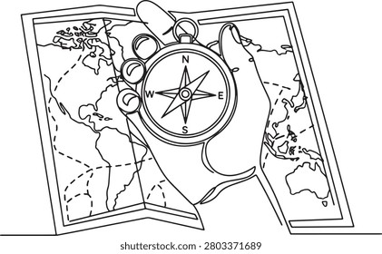 A single continuous line