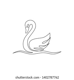 Similar Images, Stock Photos & Vectors of Hand drawn image of swan ...