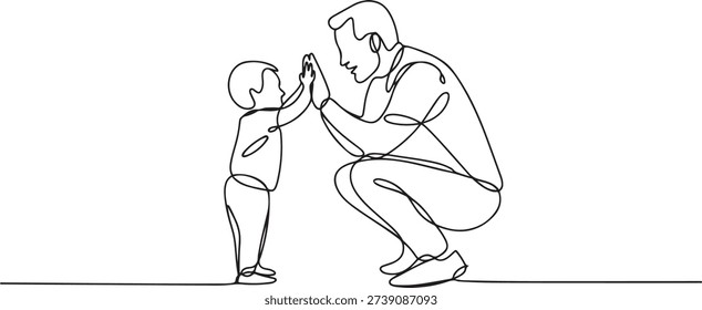 Single continuous line drawing