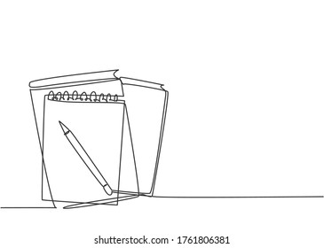 Single continuous line drawing