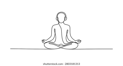 A single continuous line