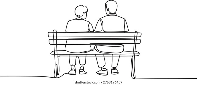 single continuous line drawing