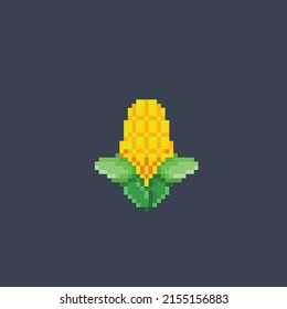 Einzelmais im Stil der Pixelkunst