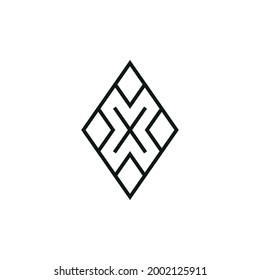Einzelnes, kreatives, modernes und originelles Motiv-Design. Vektorgrafik