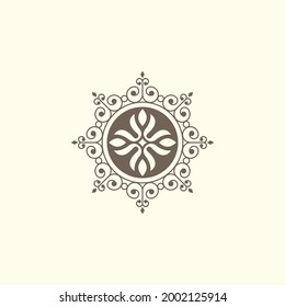 Single, creative, modern and original motif design. Vector