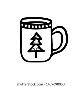 Single cup of coffee, chocolate, cocoa, americano or cappuccino.