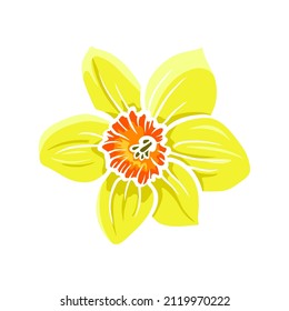 1,292 Yellow daffodil cartoon Images, Stock Photos & Vectors | Shutterstock