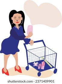 Un día de compras con carruaje. Estilo de vida boho. 11.11.