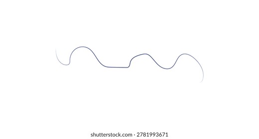 A single, delicate grey line with gentle curves and undulations, set against a clean white backdrop.