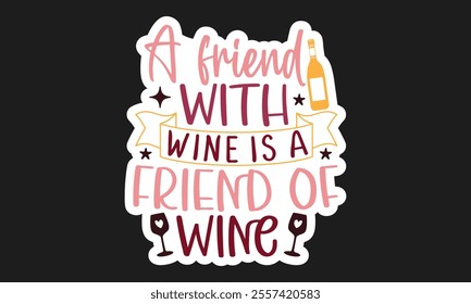 Single Design, Alcohol ,Stickers Bundle, EPS File