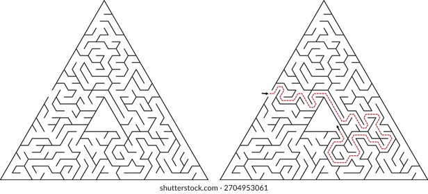 A single, detailed vector graphic featuring a blend of geometric shapes and a rich CMYK colour spectrum, including primary and secondary colors.