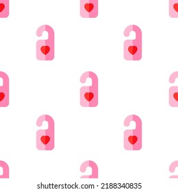 Single do not disturb pattern. do not disturb concept. flat trendy Vector seamless Pattern, background, wallpaper