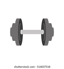 single dumbbell icon image 
