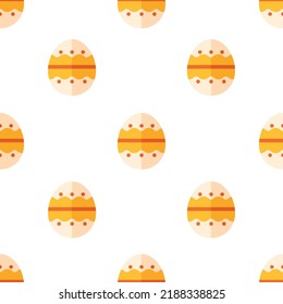 Single easter egg pattern. easter egg concept. flat trendy Vector seamless Pattern, background, wallpaper