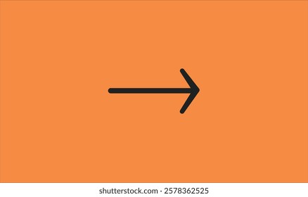 
Single editable arrow sign vector illustration.