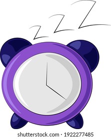 Alarma de un solo elemento. Dibujar ilustración en colores
