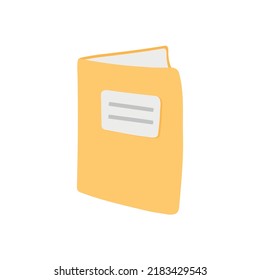 Single element of copybook. Hand drawn vector illustration for cards, posters, stickers and professional design.