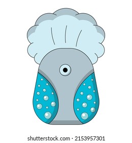 Single element Humidifier. Draw illustration in color